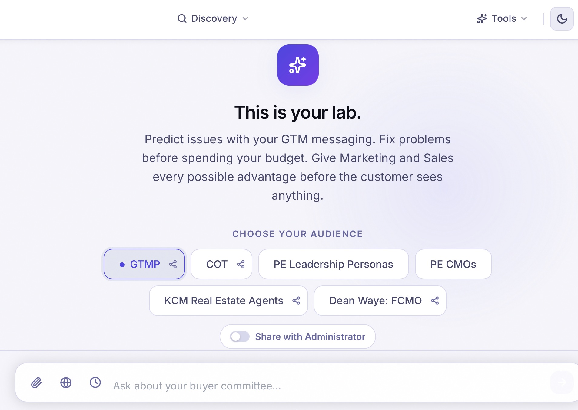 Selecting a buyer lab